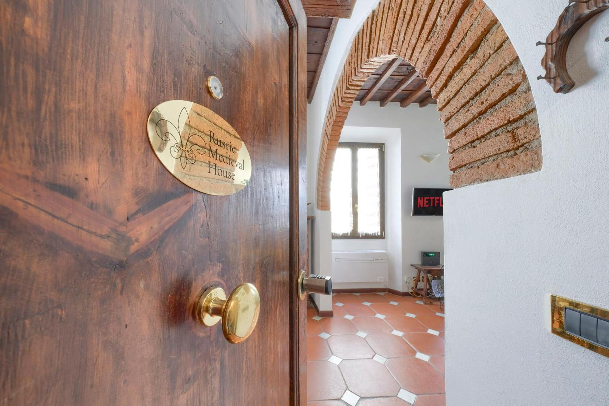 Rustic Medieval House-Dimora Medievale Fiorentina Firenze Bagian luar foto